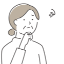 悩んでいる女性のイメージ
