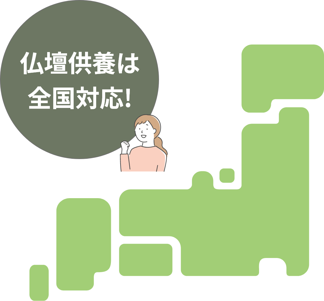 仏壇供養は全国対応!